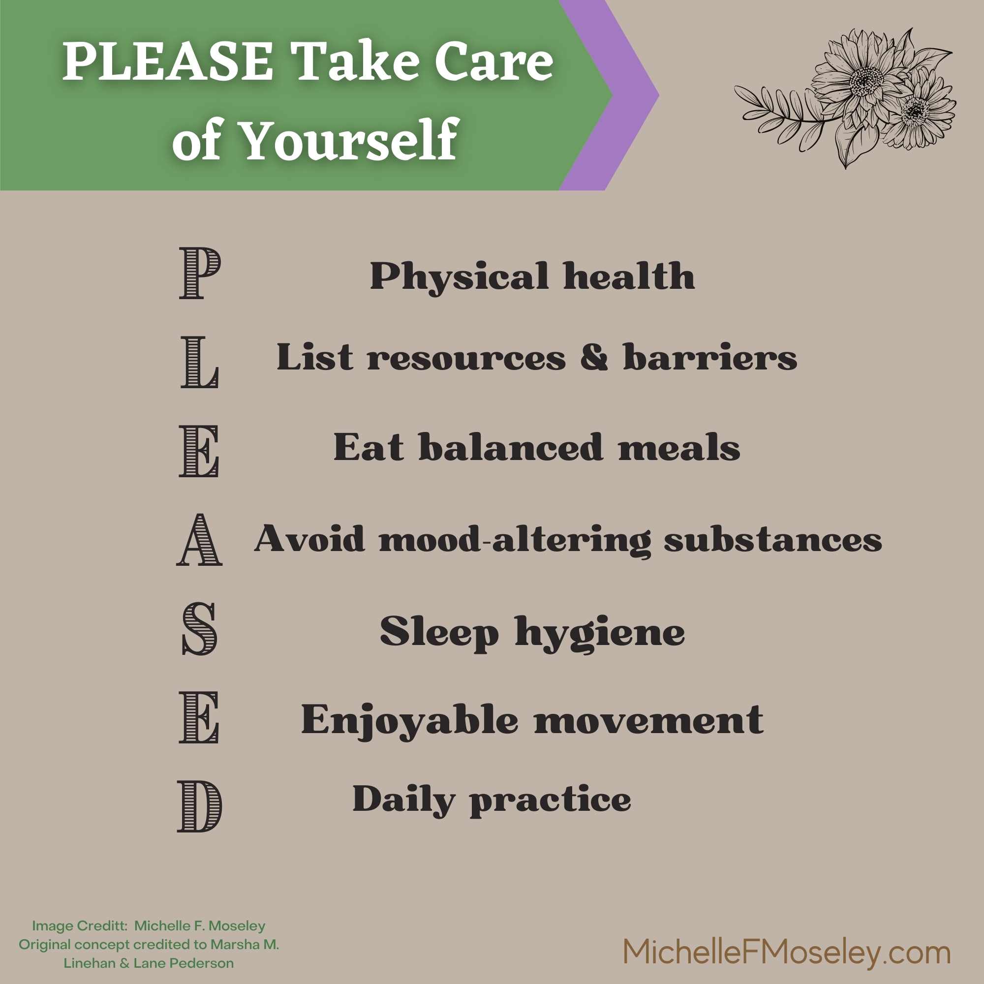 PLEASE Take Care of Yourself